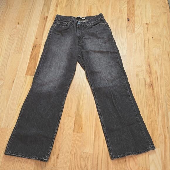 Gap y2k men's Black Relaxed Boot Fit jeans size 29 - Picture 2 of 6